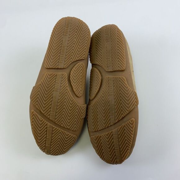 Palladium Slip On Mule Nubuck Leather Tan Brown Perforated Round Womens 41 US 10 - Picture 12 of 12